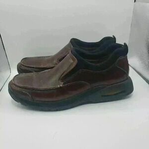 Cole Haan Country Driving Mens Shoes Sz 8.5M Burgundy Leather Loafer Slip On GUC